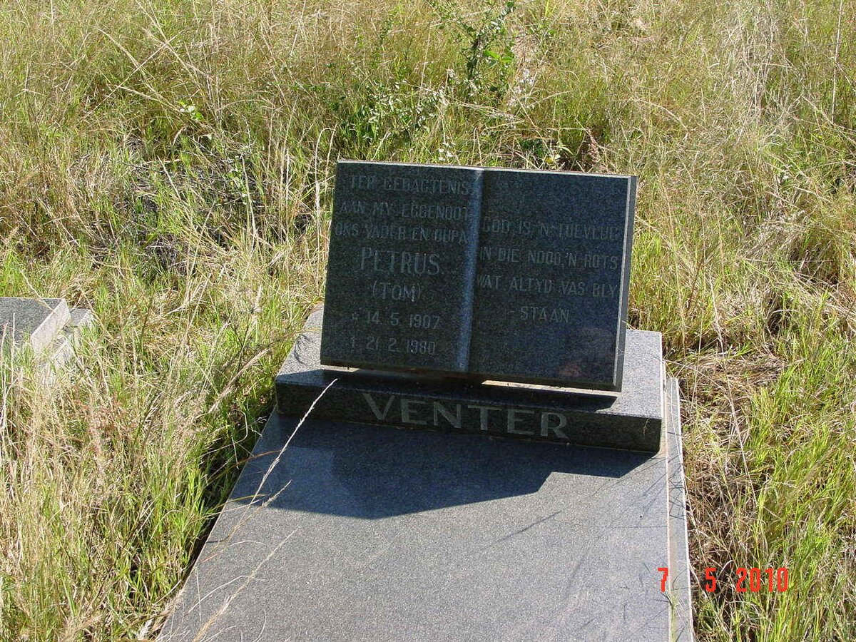 VENTER Petrus 1907-1980