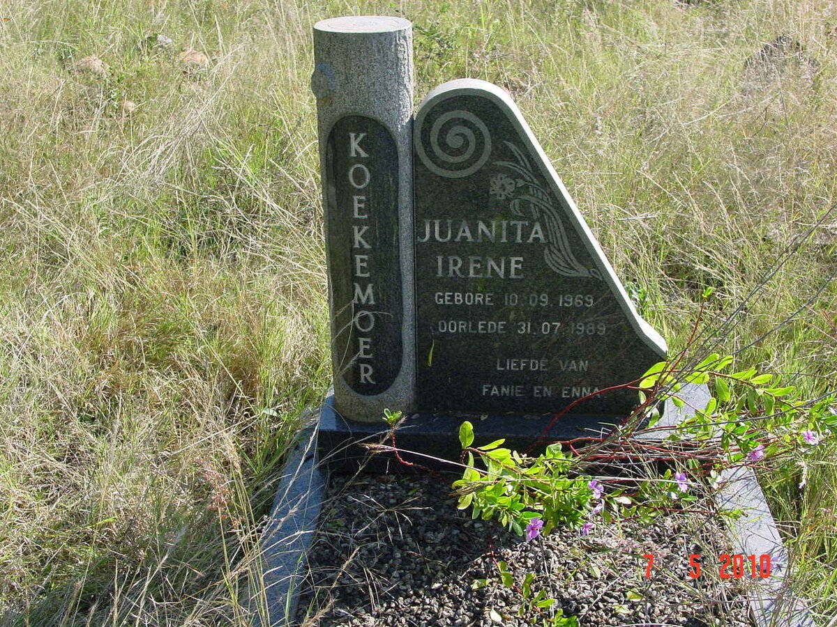 KOEKEMOER Juanita Irene 1969-1989