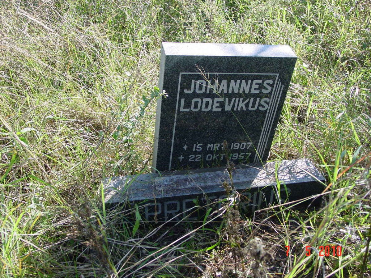 PRETORIUS Johannes Lodewikus 1907-1957