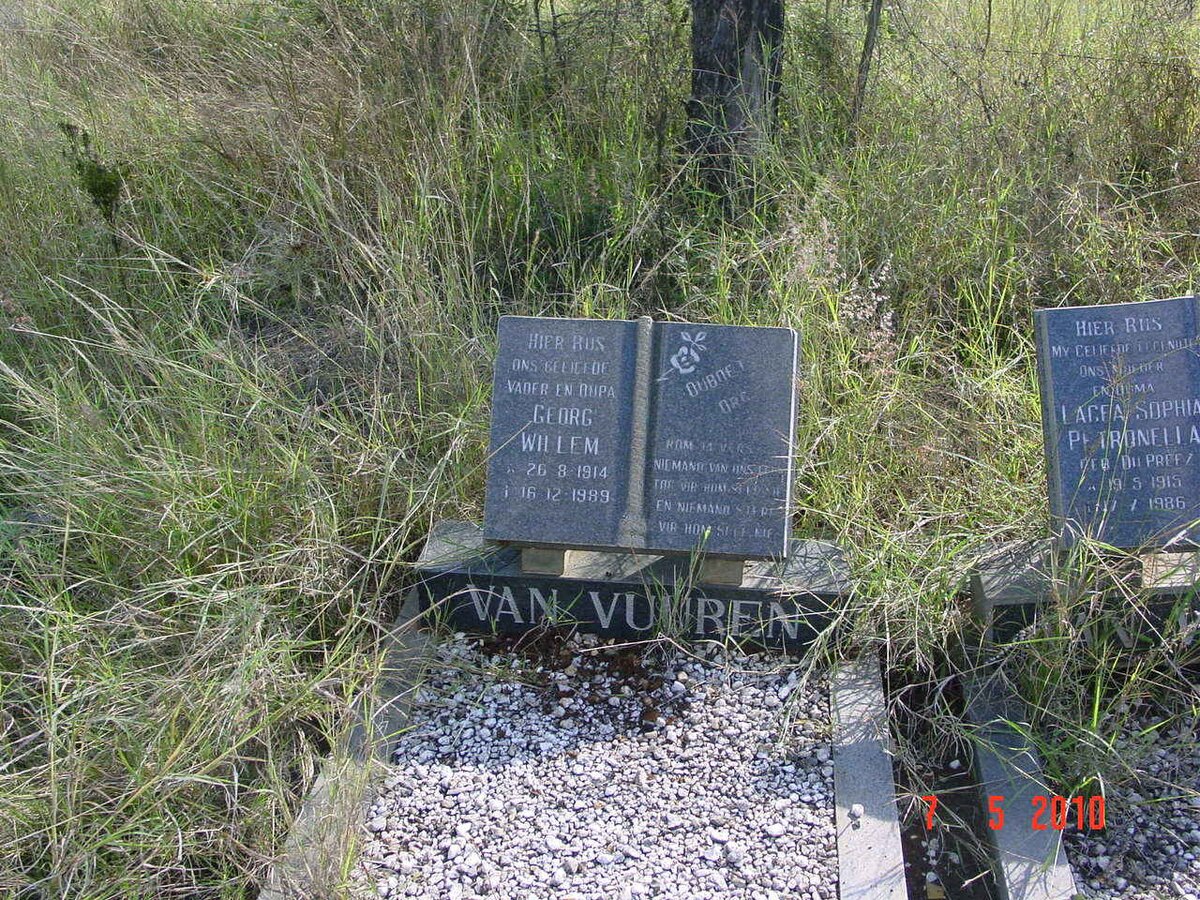 VUUREN George Willem, van 1914-1989