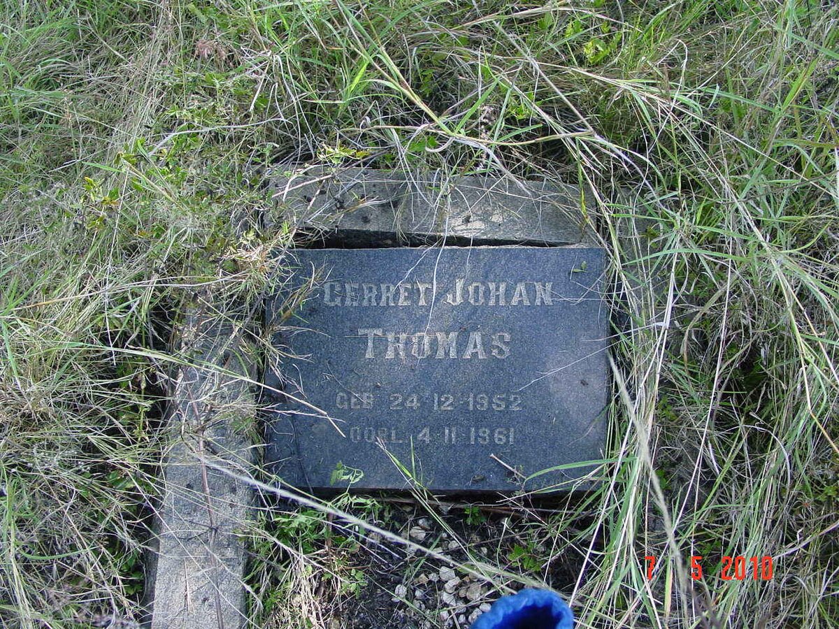 THOMAS Gerret Johan 1952-1961