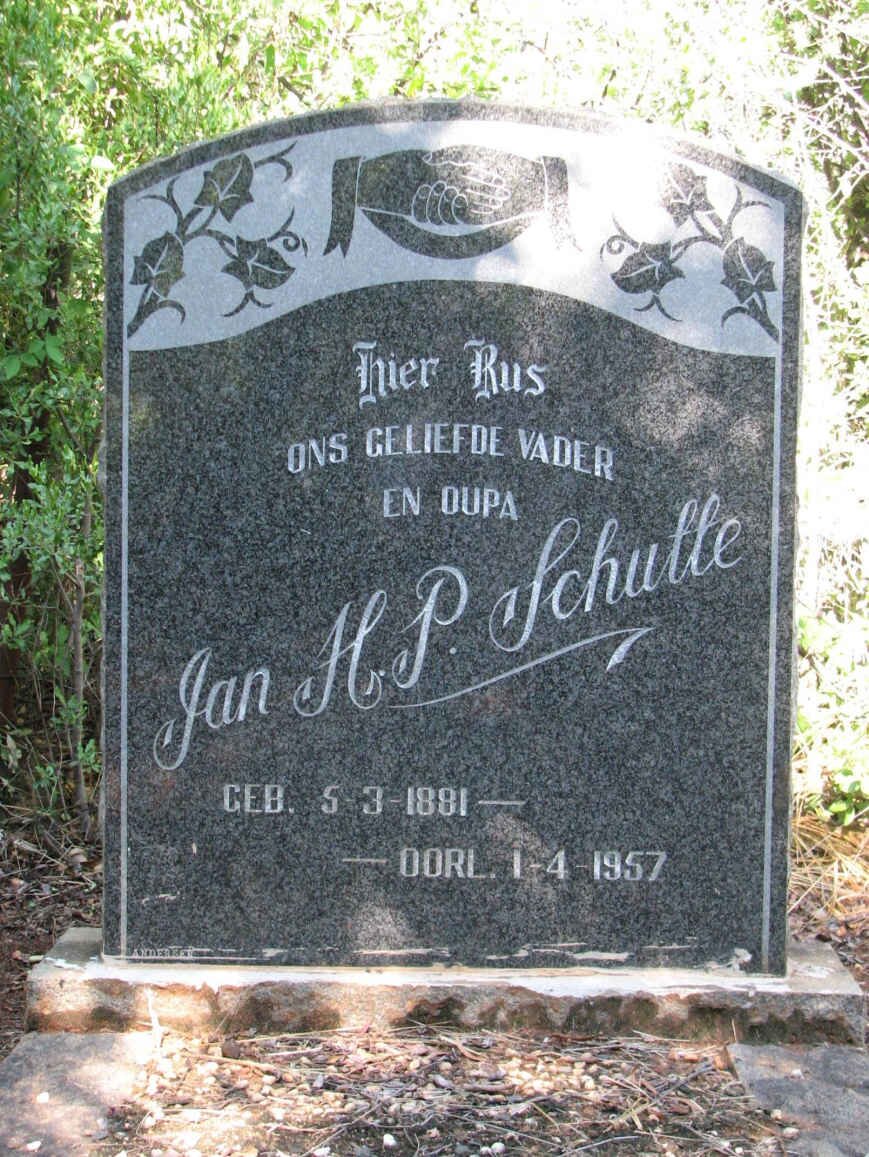 SCHUTTE Jan H.P. 1881-1957