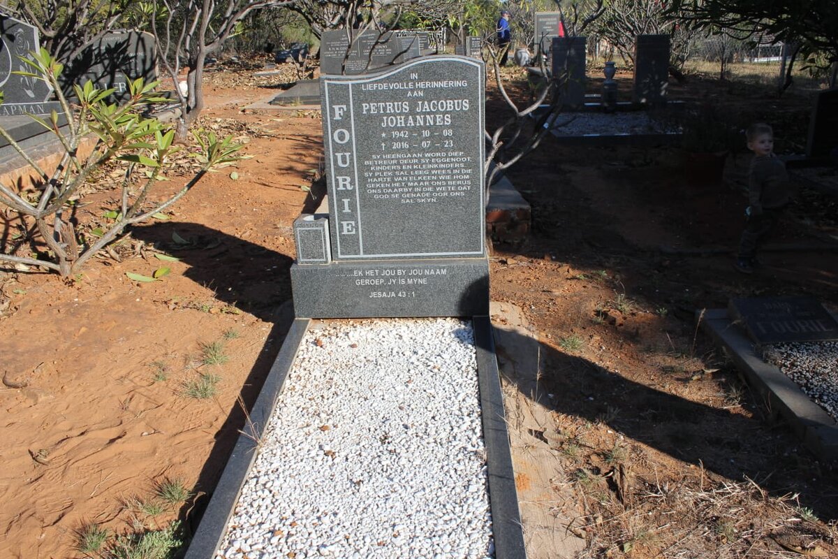 FOURIE Petrus Jacobus Johannes 1942-2016