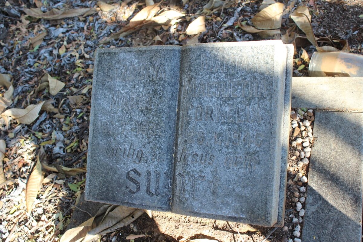 SWART Glaudina Maria -1932 :: SWART Maria Magrietha Cornelia -1946