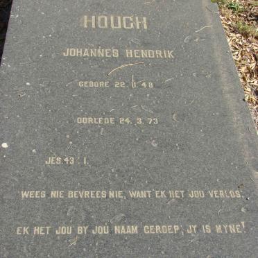HOUGH Johannes Hendrik 1948-1973