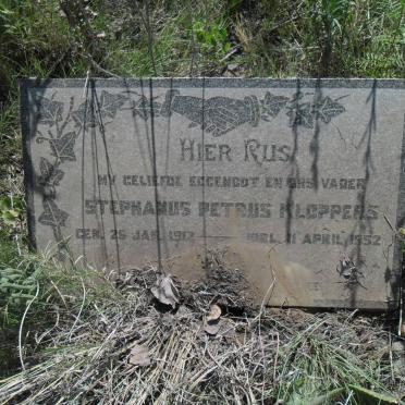 KLOPPERS Stephanus Petrus 1912-1952