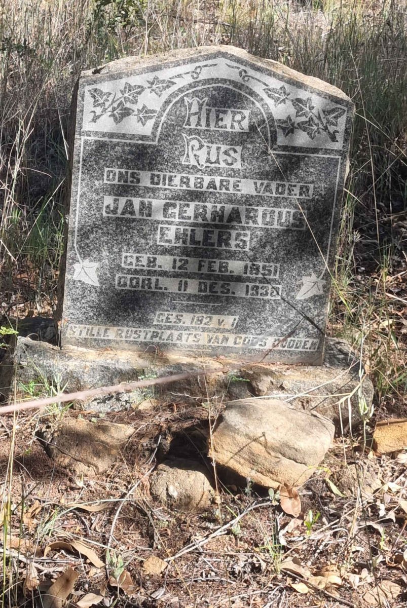 EHLERS Jan Gerhardus 1851-1930