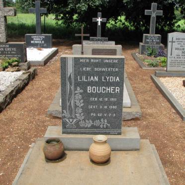 BOUCHER Lilian Lydia 1910-1980