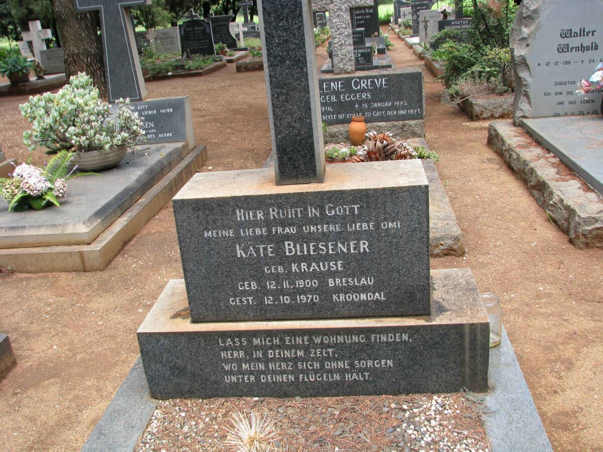 BLIESENER Kate nee KRAUSE 1900-1970