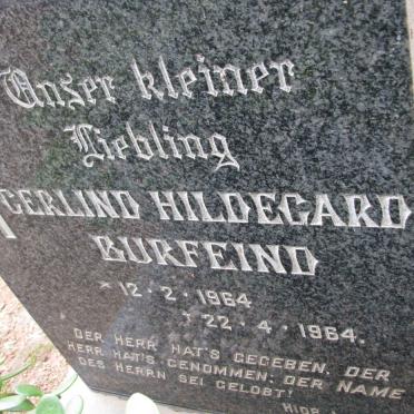 BURFEIND Gerlind Hildegard 1964-1964