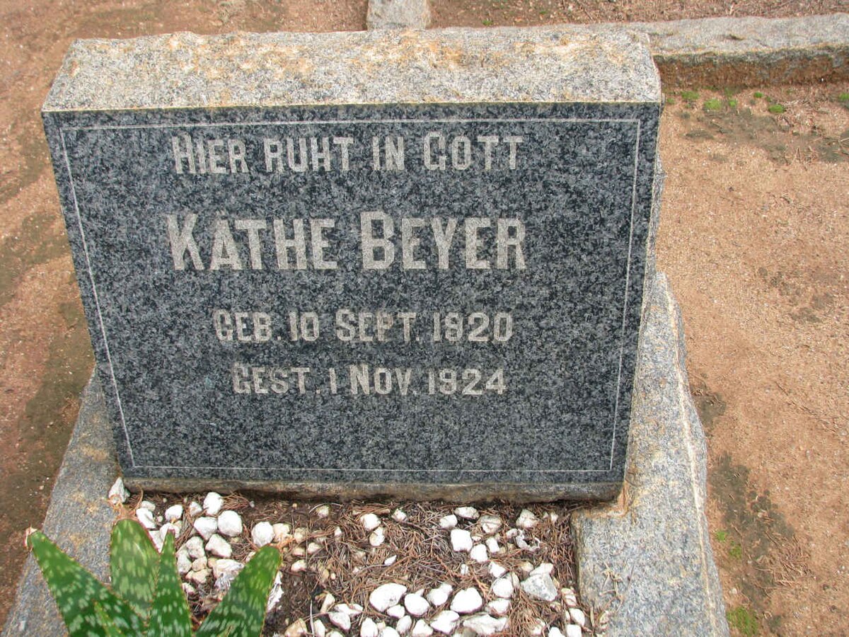BEYER Kathe 1920-1924