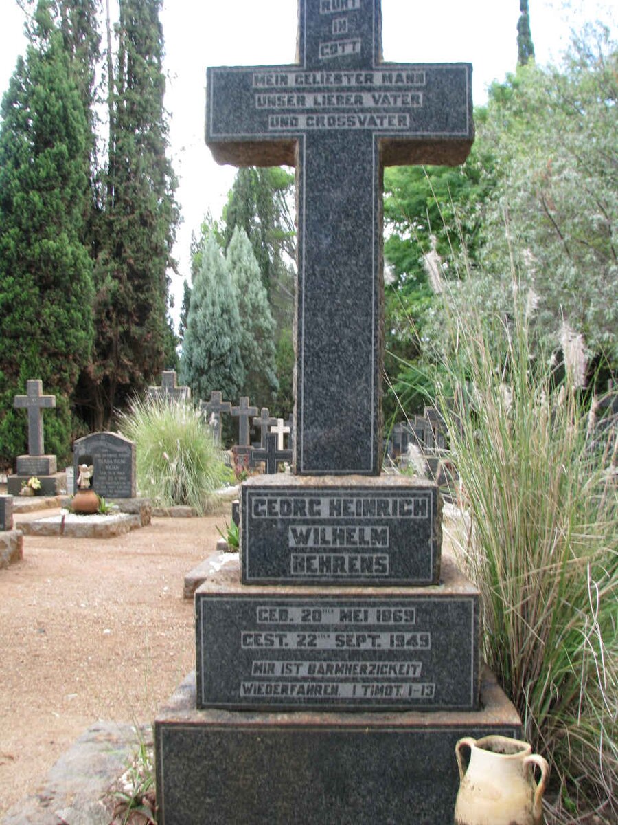 BEHRENS Georg Heinrich Wilhelm 1869-1949