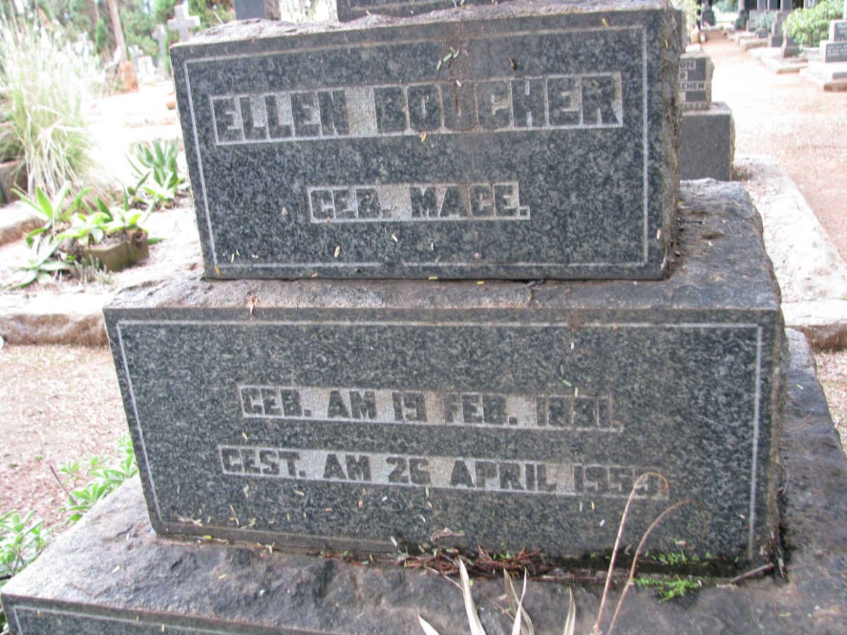 BOUCHER Ellen nee MACE 1891-1953