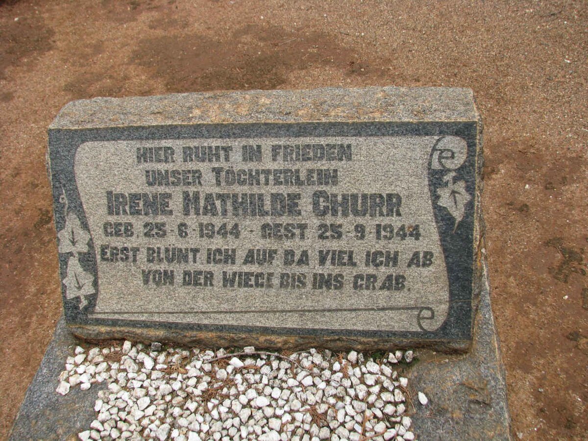 CHURR Irene Mathilde 1944-1944