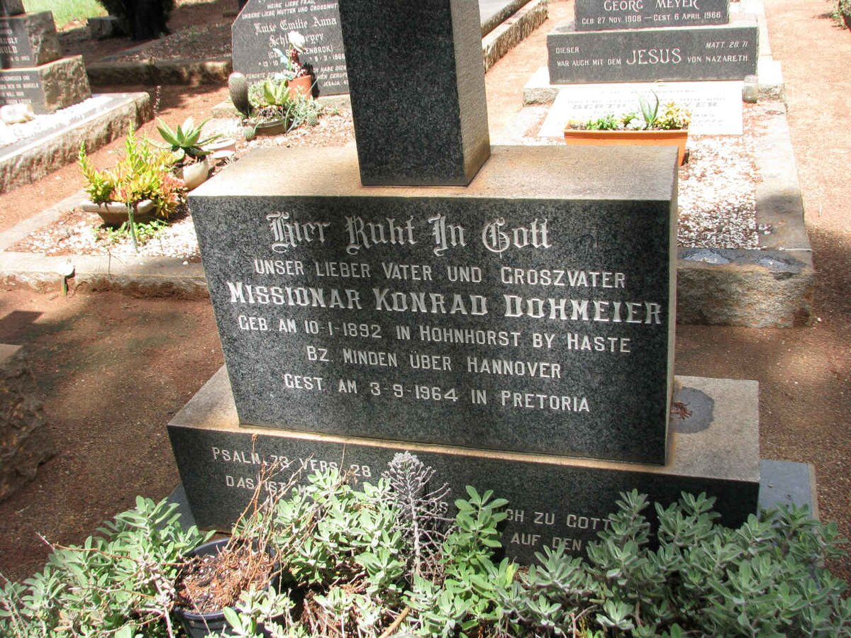 DOHMEIER Konrad 1892-1964