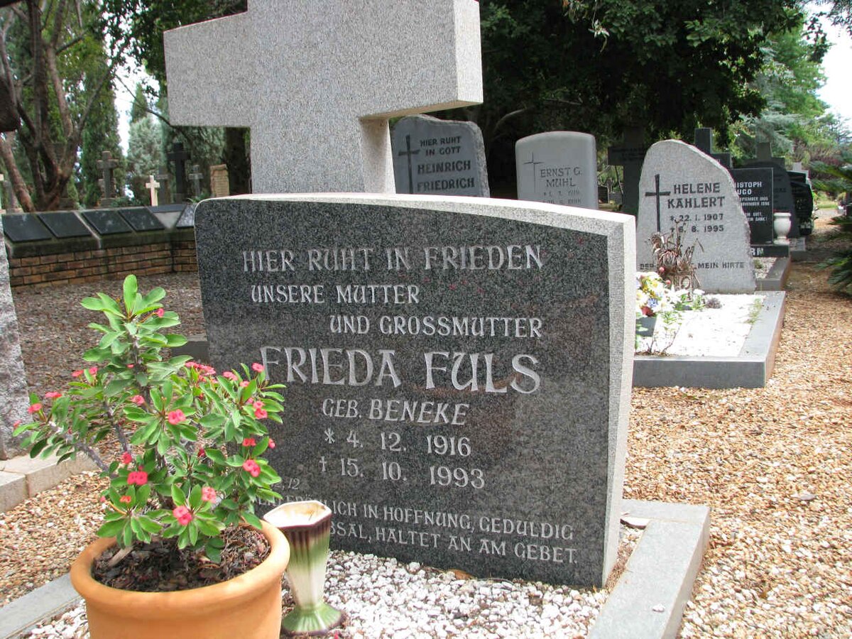 FULS Friede nee BENEKE 1916-1993