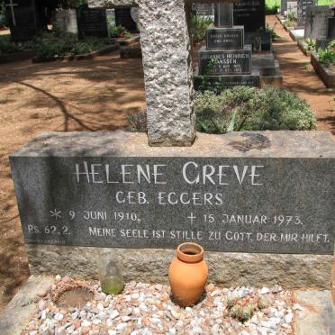 GREVE Helene nee EGGERS 1910-1973