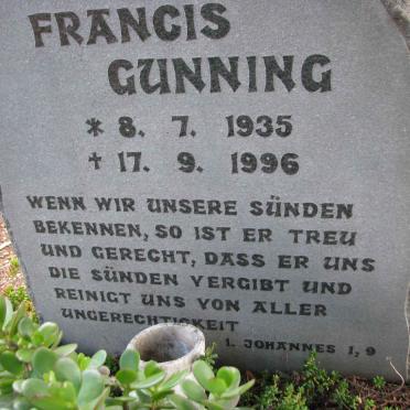 GUNNING Francis 1935-1996