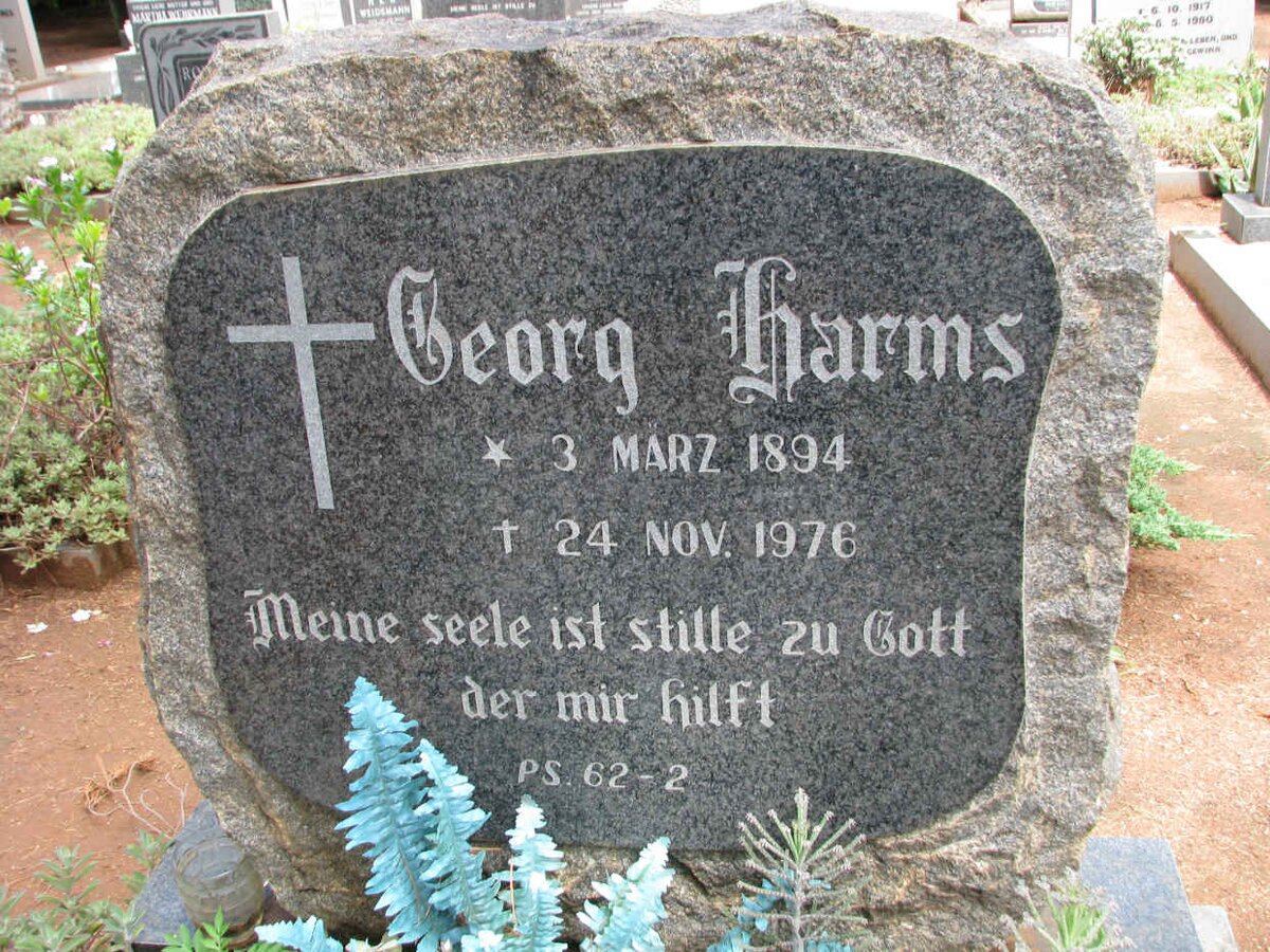 HARMS Georg 1894-1976