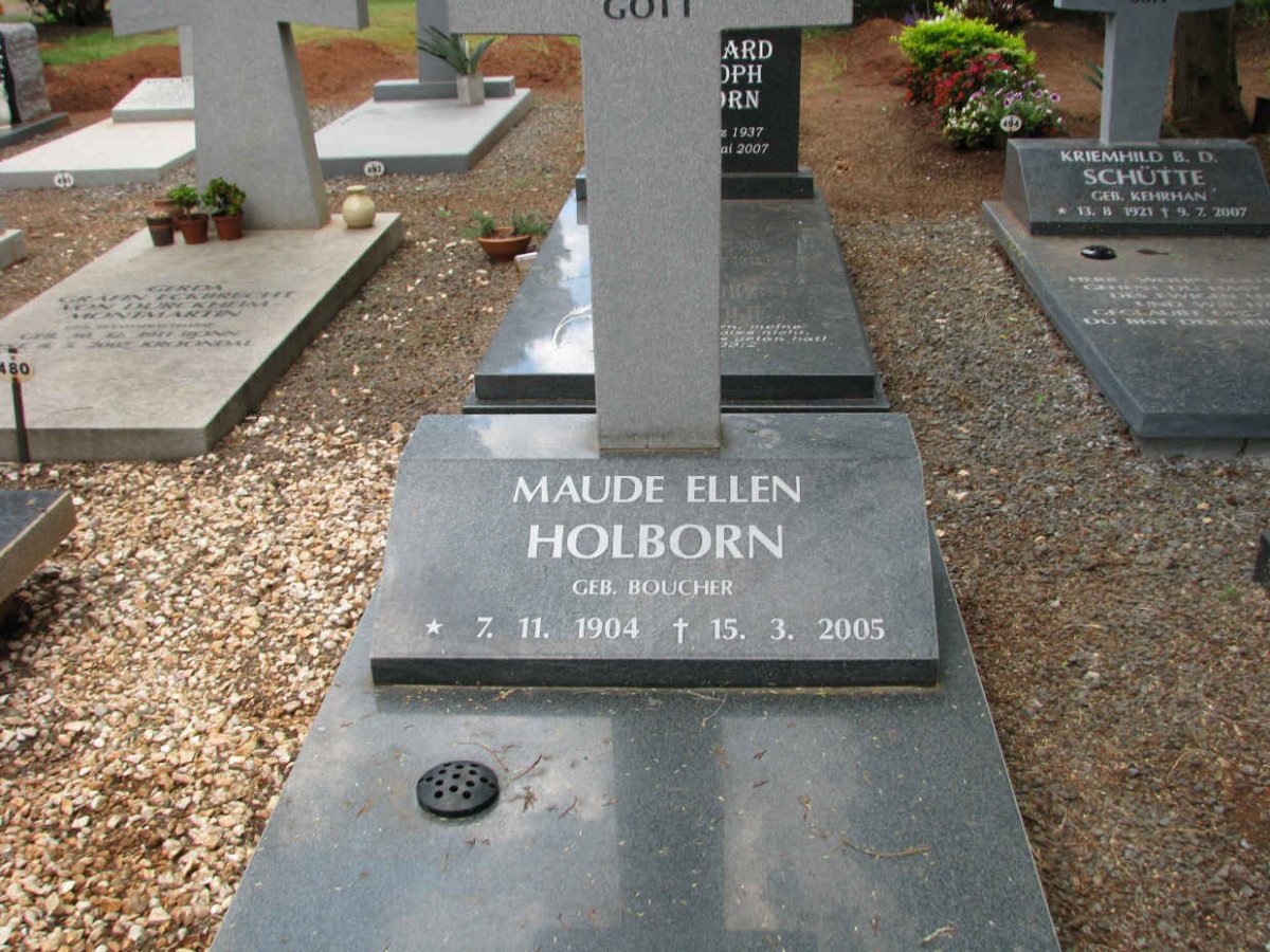 HOLBORN Maude Ellen nee BOUCHER 1904-2005