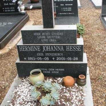 HESSE Hermine Johanna nee PENZHORN 1911-2001