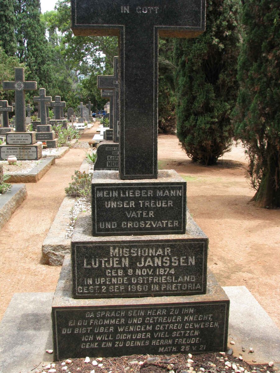 JANSSEN Lutjen 1874-1960