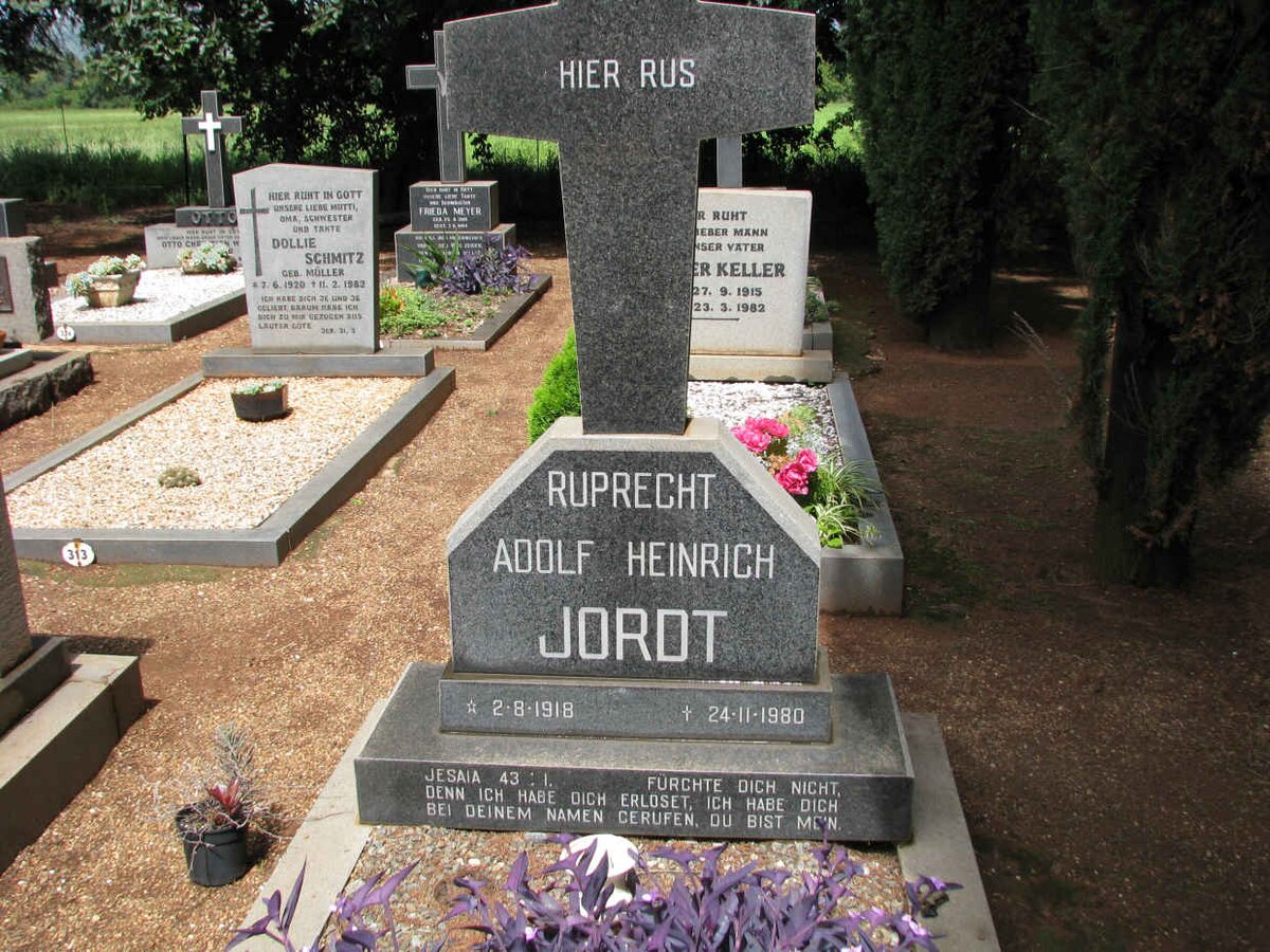 JORDT Ruprecht Adolf Heinrich 1918-1980