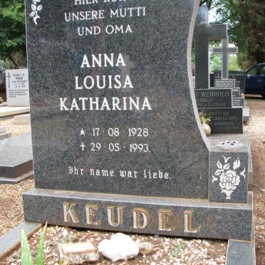 KEUDEL Anna Louisa Katharina 1928-1993