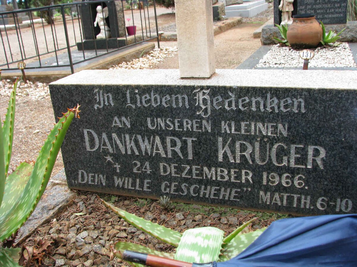 KRUGER Dankwart 1966-1966