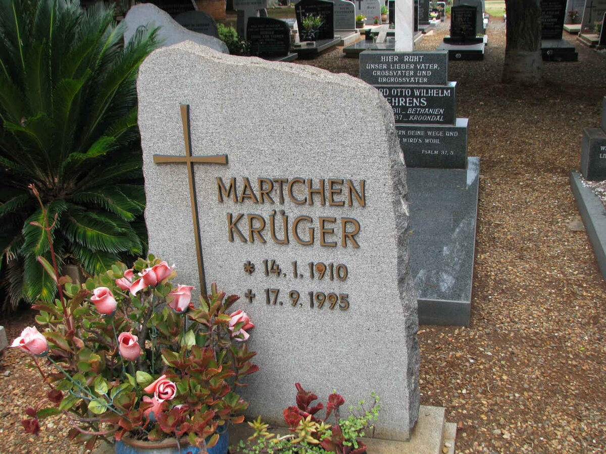 KRUGER Martchen 1910-1995