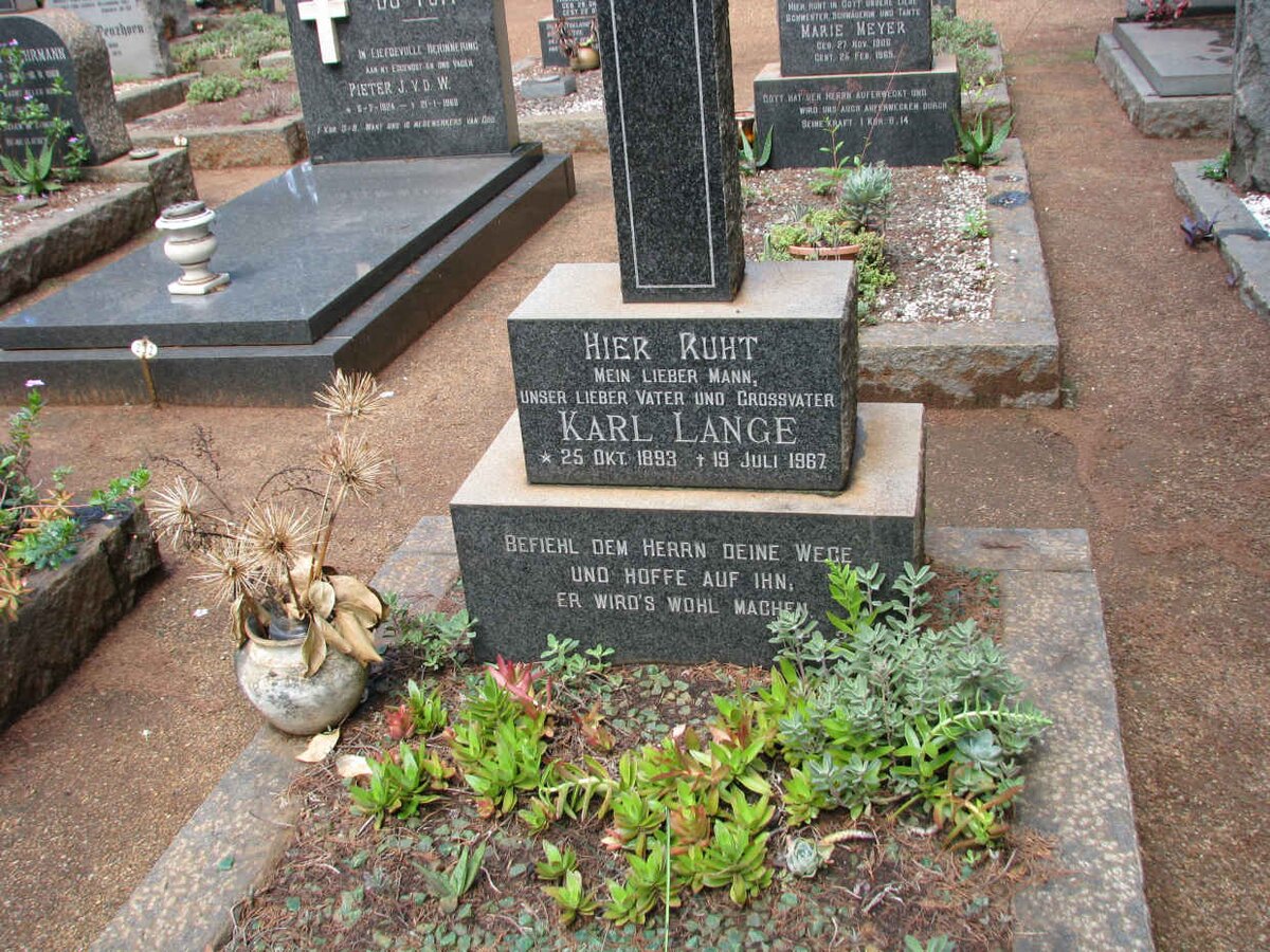 LANGE Karl 1893-1967