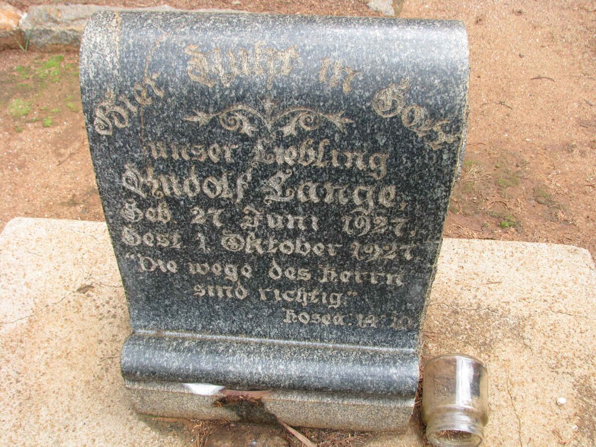 LANGE Rudolf 1927-1927