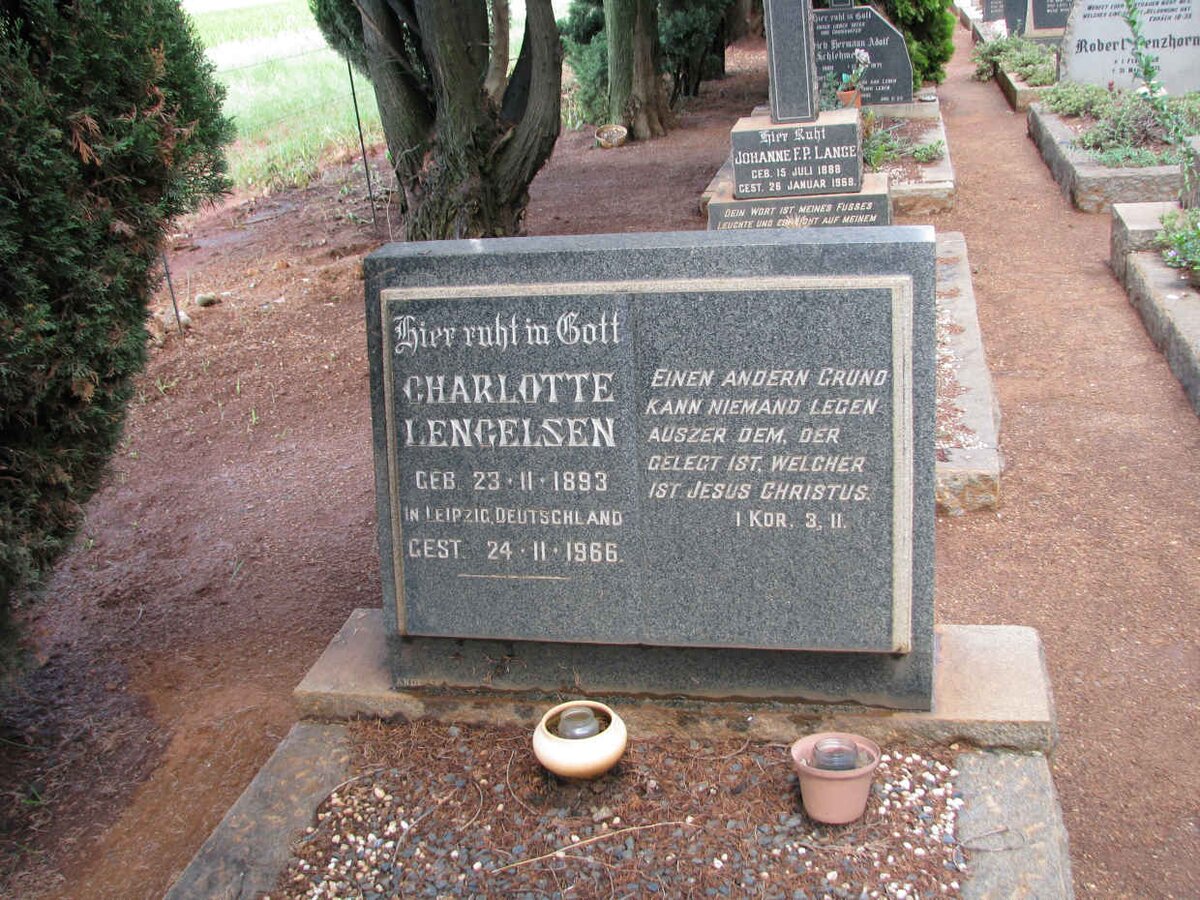 LENGELSEN Charlotte 1893-1966