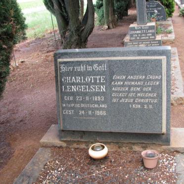 LENGELSEN Charlotte 1893-1966