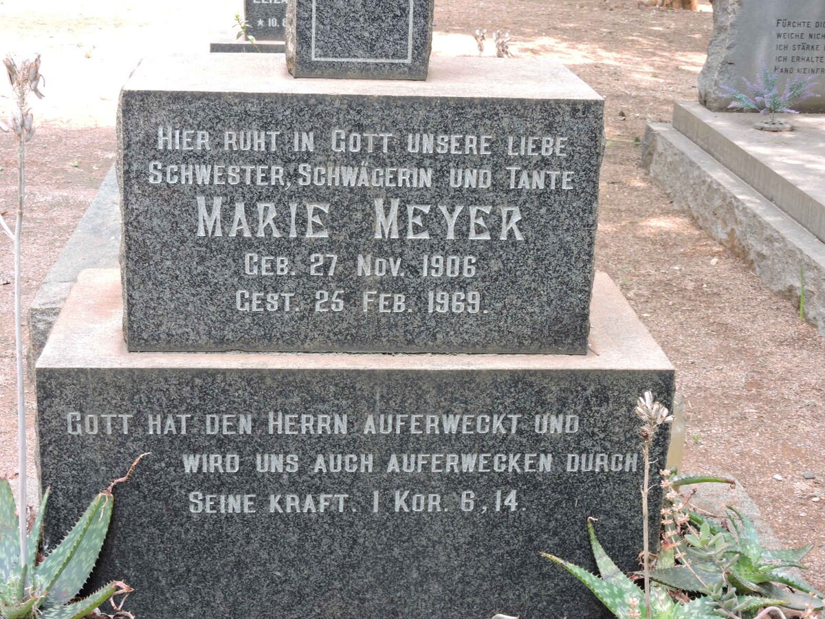 MEYER Marie 1906-1969