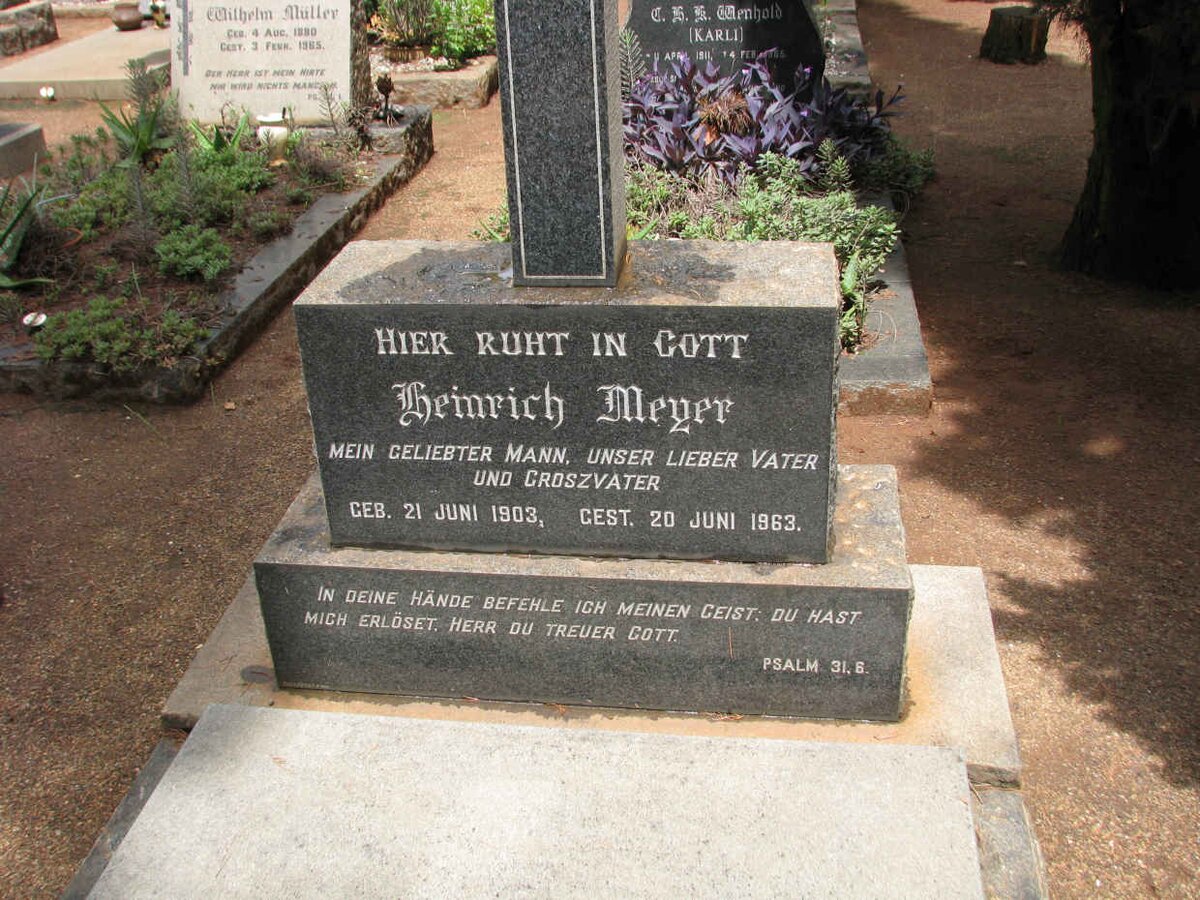 MEYER Heinrich 1903-1963