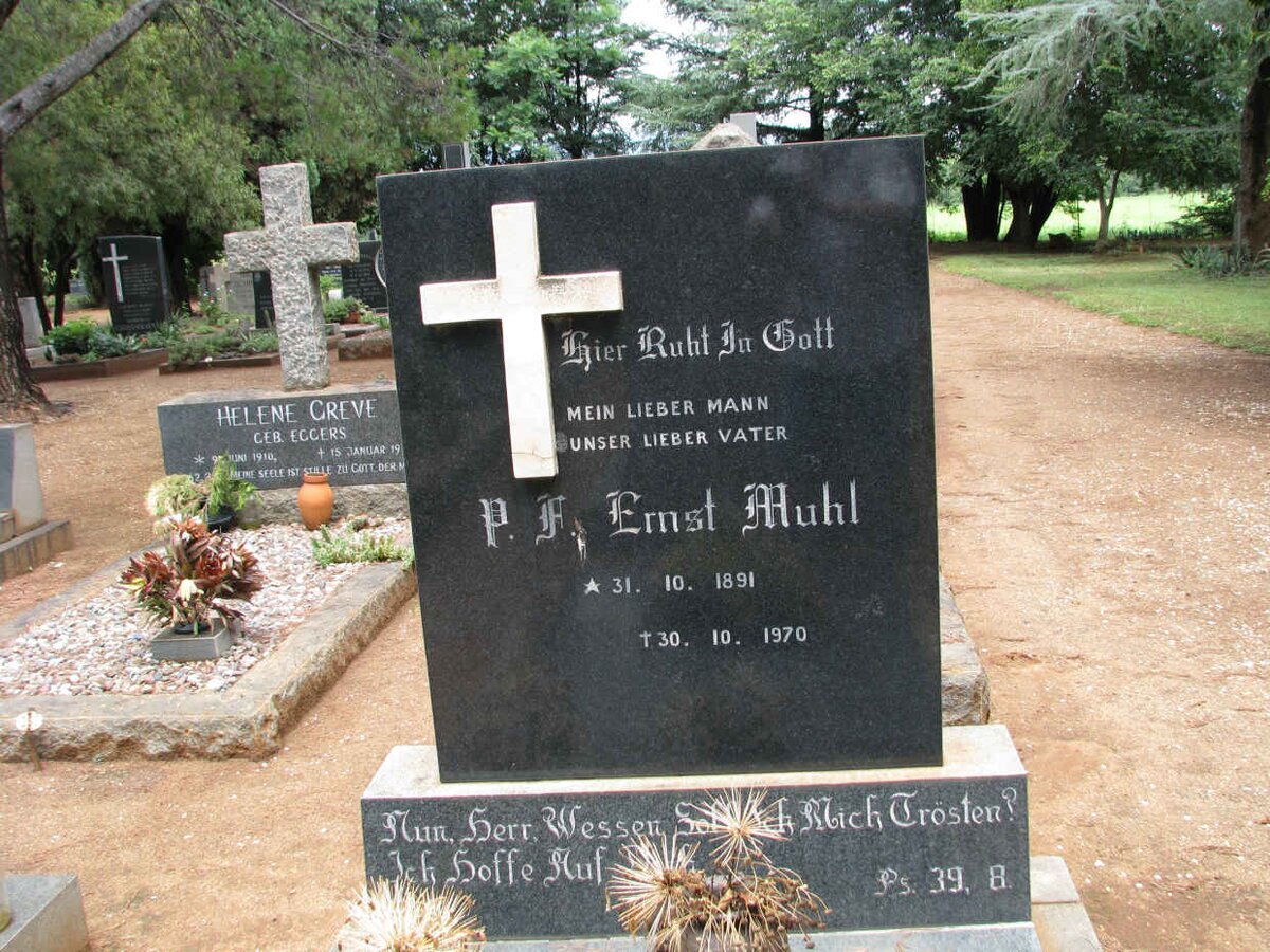 MUHL P.F. Ernst 1891-1970