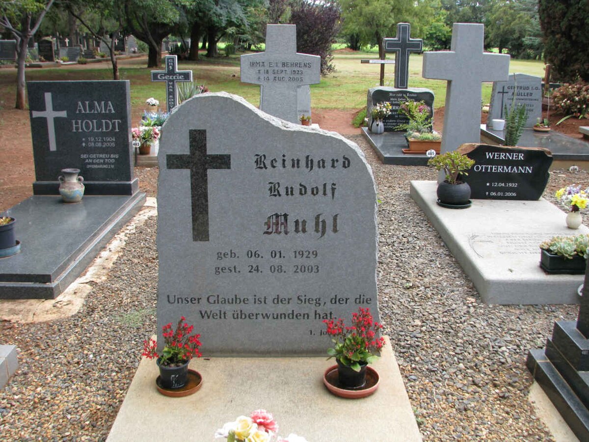 MUHL Reinhard Rudolf 1929-2003