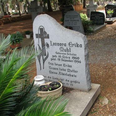 MUHL Leonora Erika nee SCHULZE 1960-1996