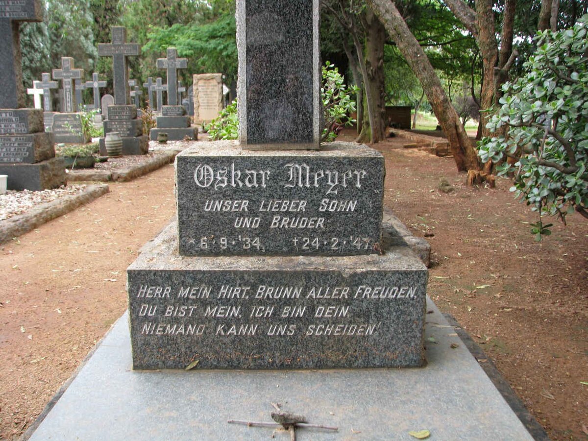 MEYER Oskar 1934-1947