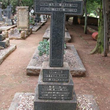 OTTERMANN Sophie nee BACKEBERG 1872-1942