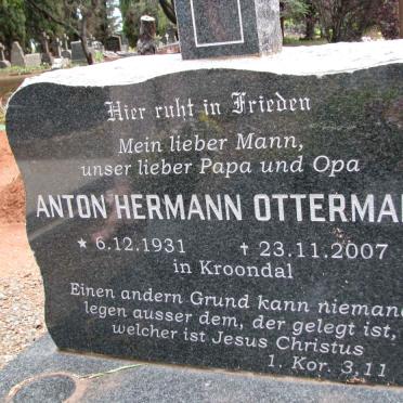 OTTERMANN Anton Hermann 1931-2007