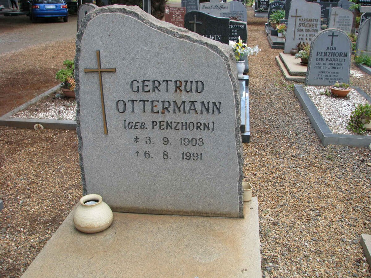 OTTERMANN Gertrud nee PENZHORN 1903-1991