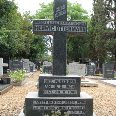 OTTERMANN Hedwig nee PENZHORN 1904-1988