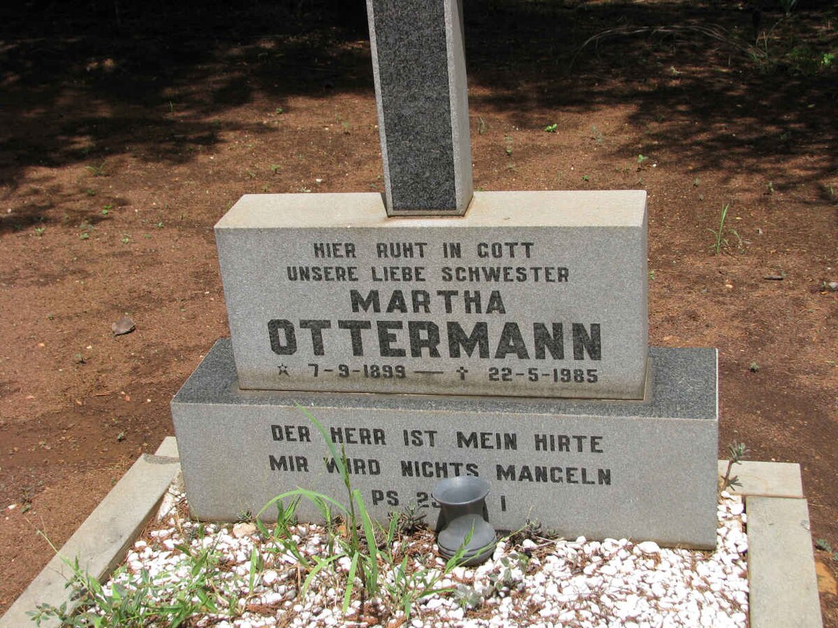 OTTERMANN Martha 1899-1985