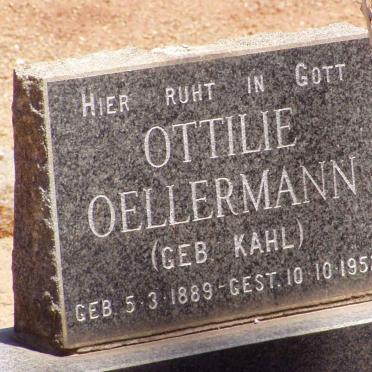 OELLERMANN Ottilie nee KAHL 1889-1952