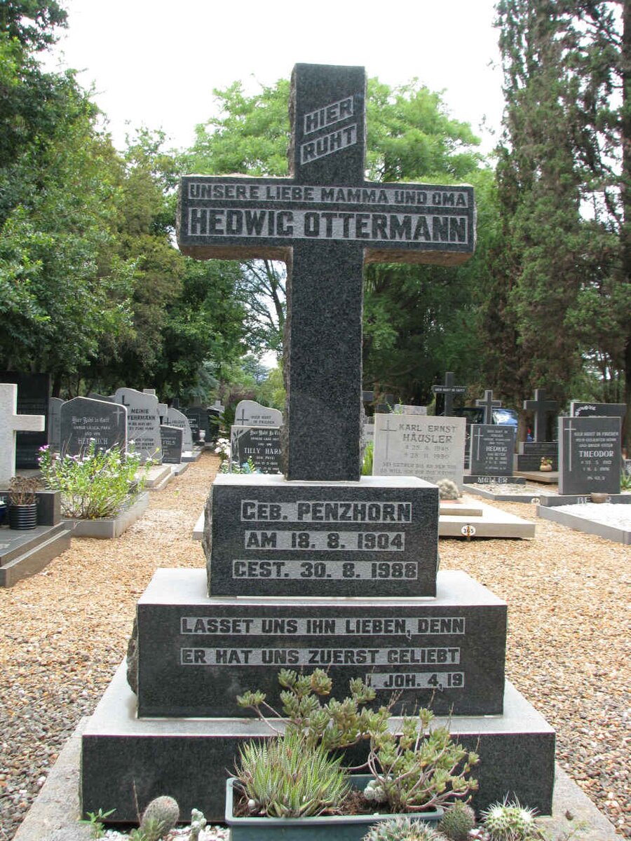 OTTERMANN Hedwig nee PENZHORN 1904-1988