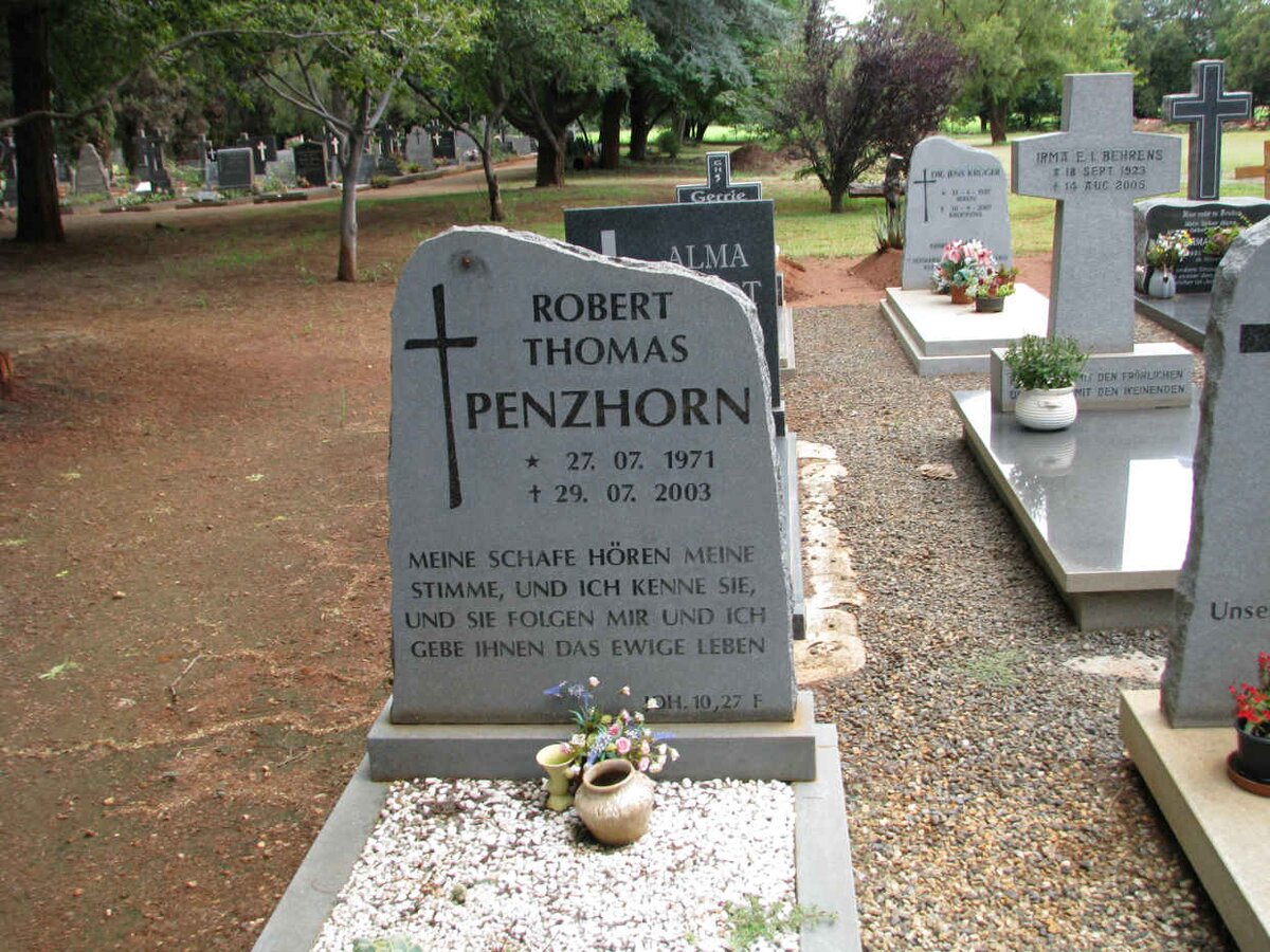 PENZHORN Robert Thomas 1971-2003