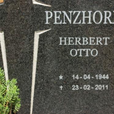 PENZHORN Herbert Otto 1944-2011 &amp; Riki 1953-