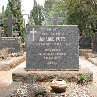 PUTZ Johanne 1872-1958